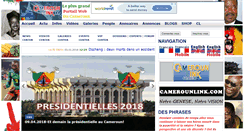 Desktop Screenshot of camerounlink.com